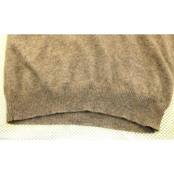 JOS. A. Bank Reserve Lambswool Blend Brown Sweater W/ Mock Neck Size Large - Picture 9 of 10